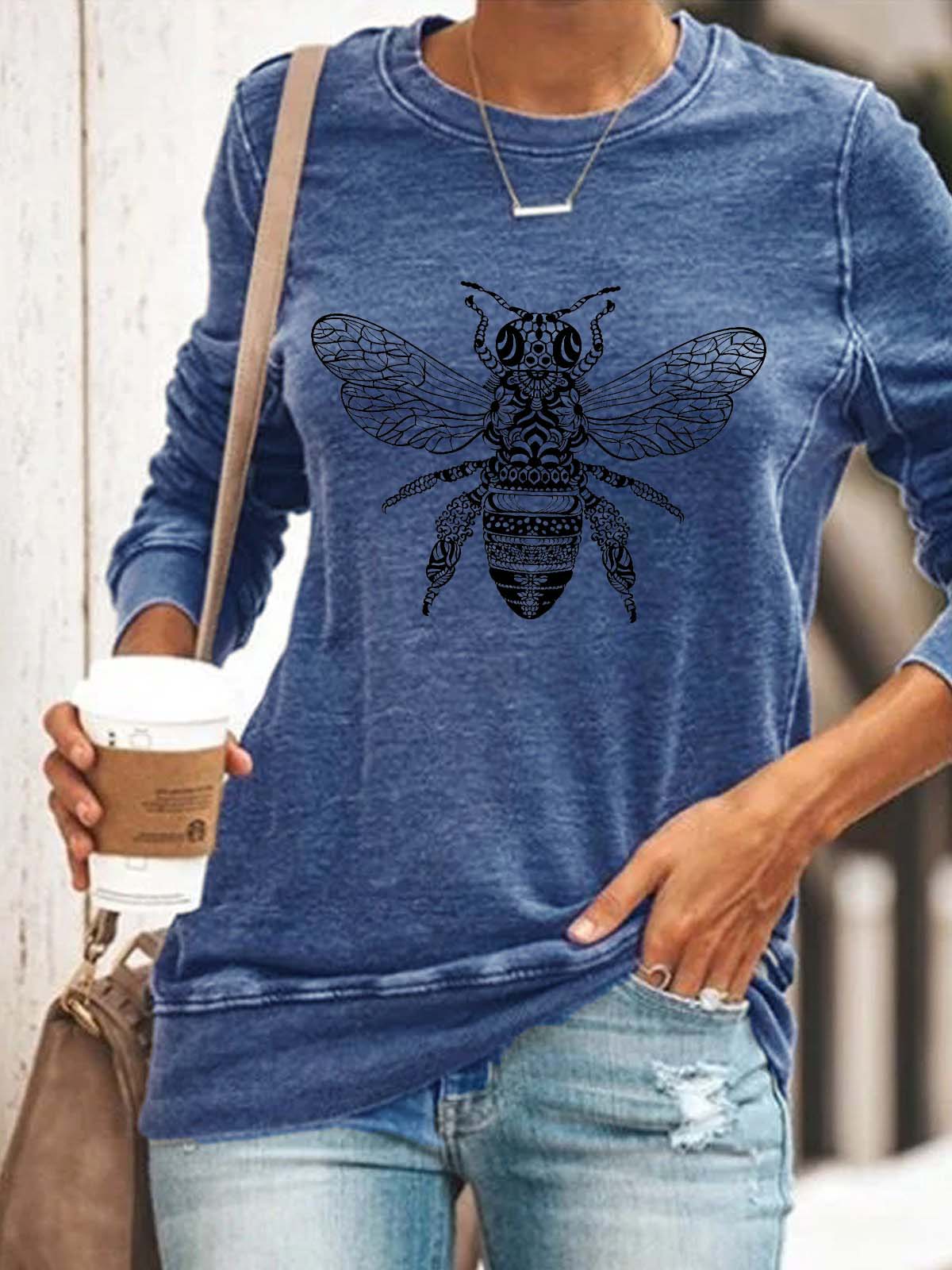 Bienen-Sweatshirt