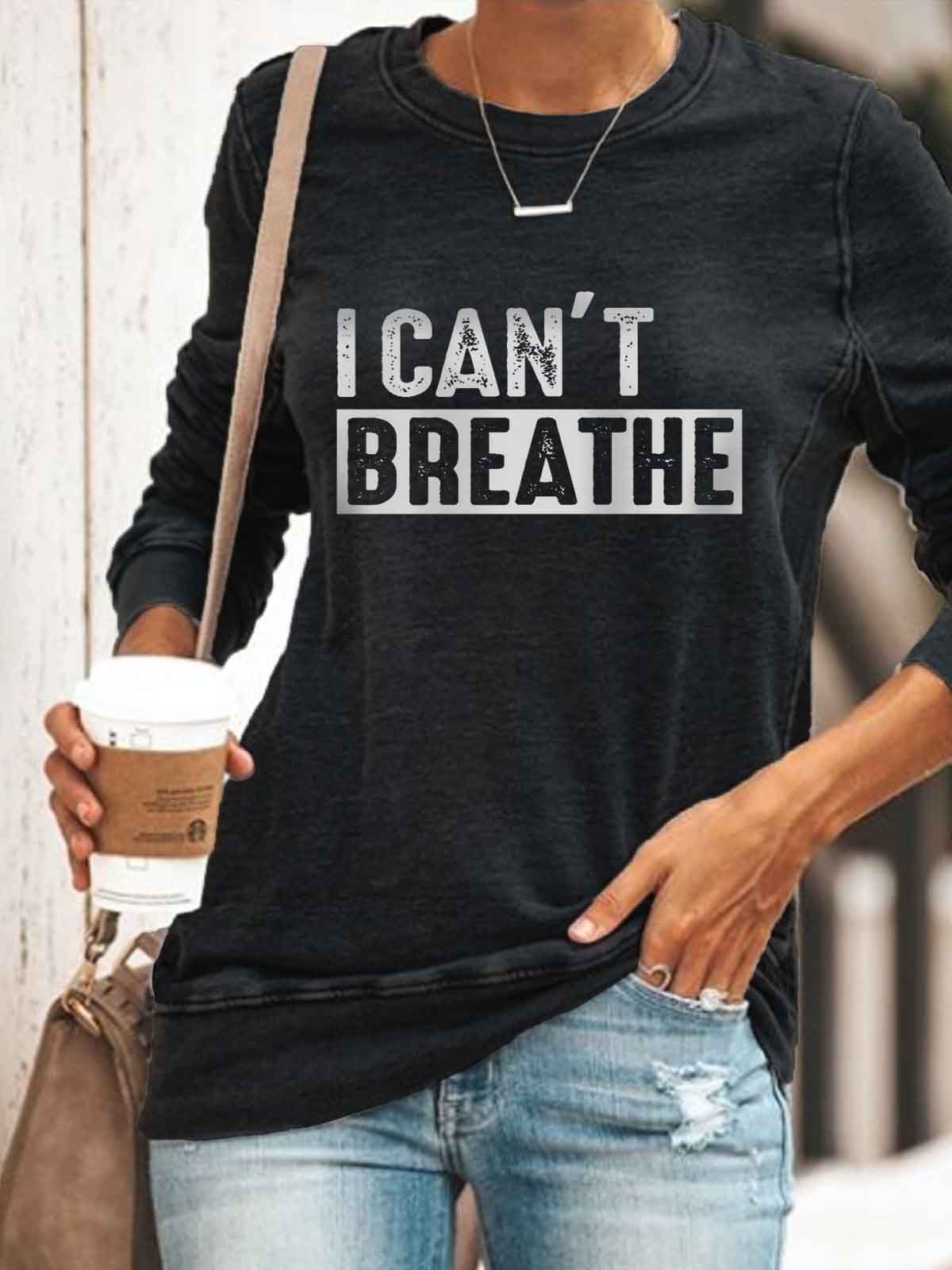 Aš negaliu kvėpuoti atspausdintu atsitiktiniu viršumi