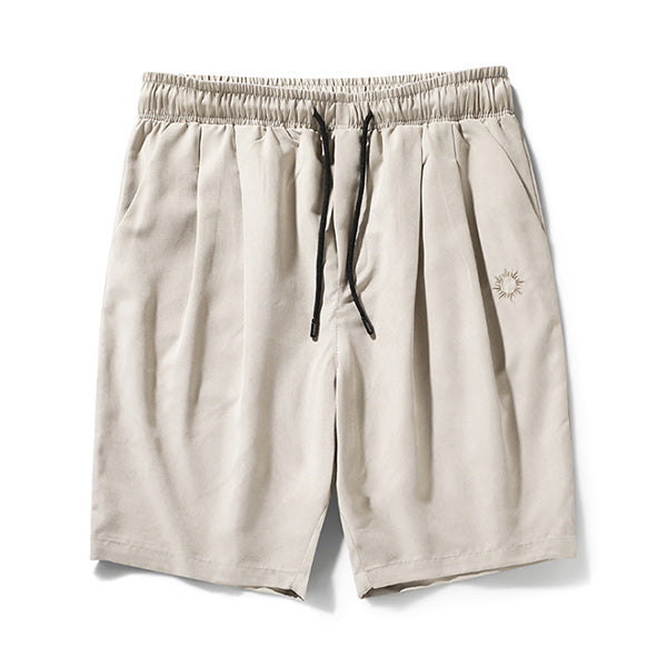 Pantalones cortos sueltos de color liso para hombres