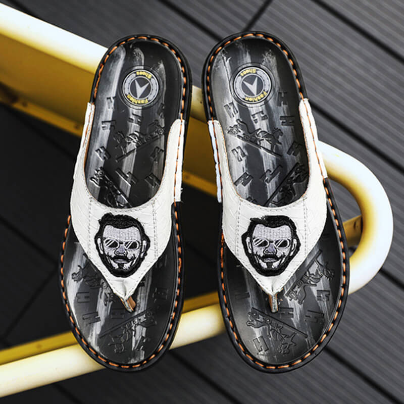 Zapatillas romanas cómodas de verano para hombre