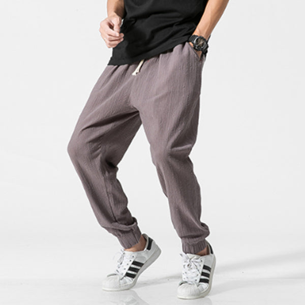 Pantalones de hombre &quot;holgados&quot;, fuertes con cordones