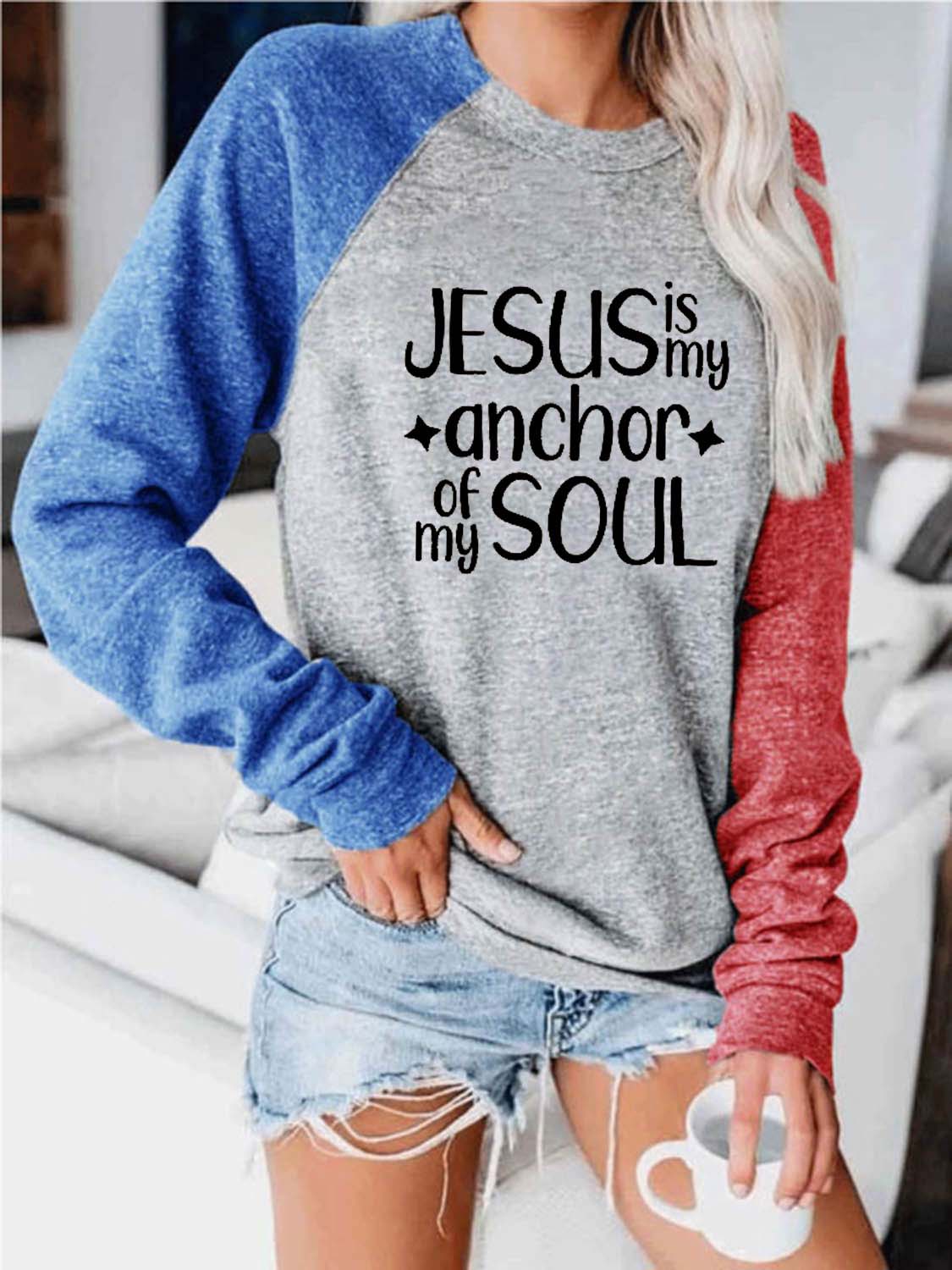 JESUS IST MEIN ANKER MEINER SEELE Sweatshirt