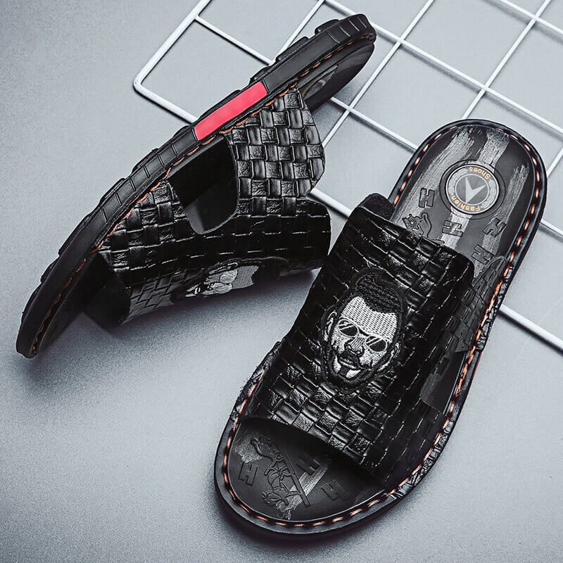 Zapatillas romanas cómodas de verano para hombre