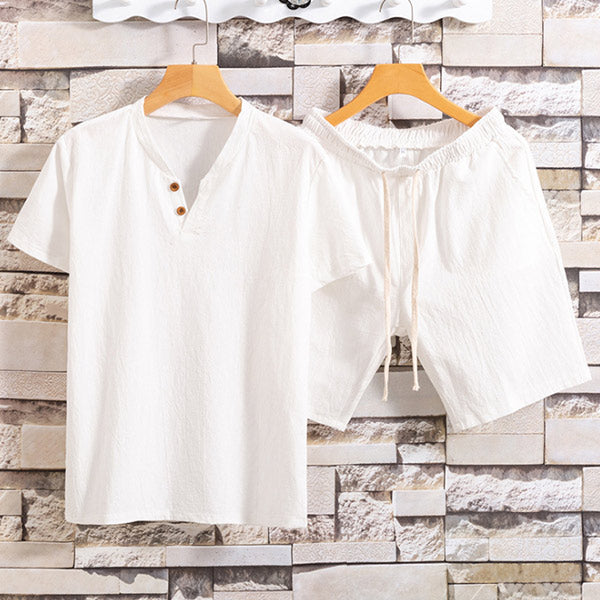 Shorts de lino para hombre