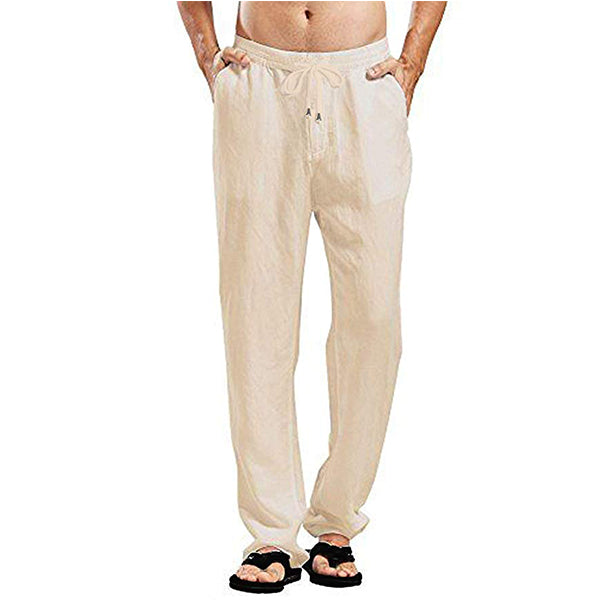 Pantalones holgados, ecológicos y cómodos con una cuerda.
