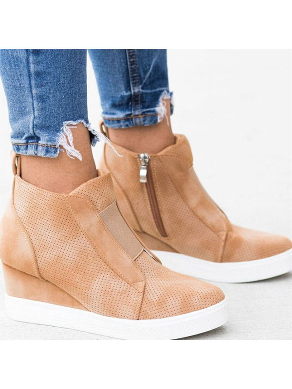 Damenmode Wedge Sports Casual Booties