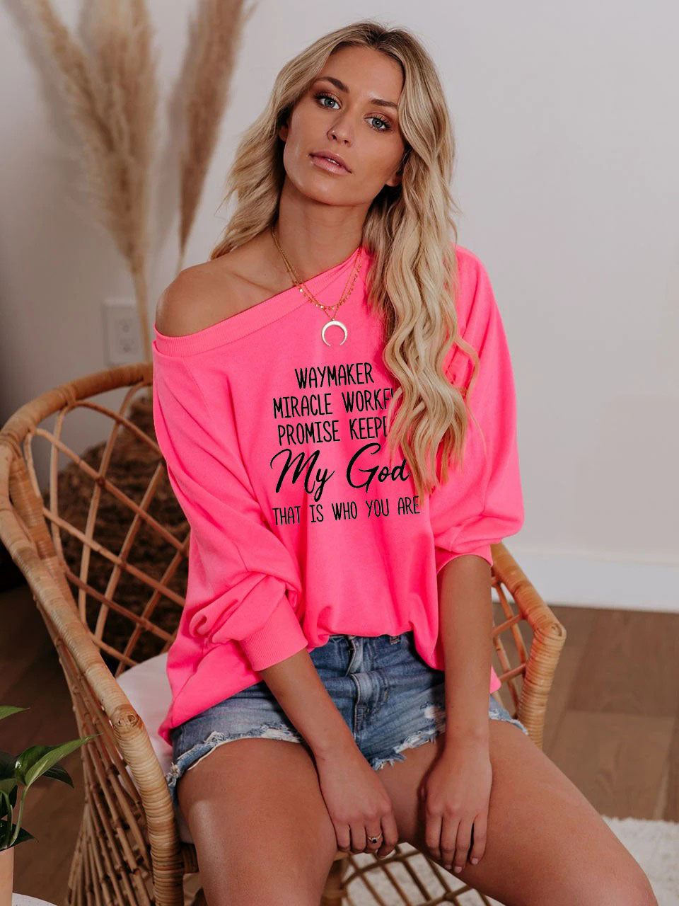 Way Maker Words de las mujeres &quot;Hombros de fe&quot;