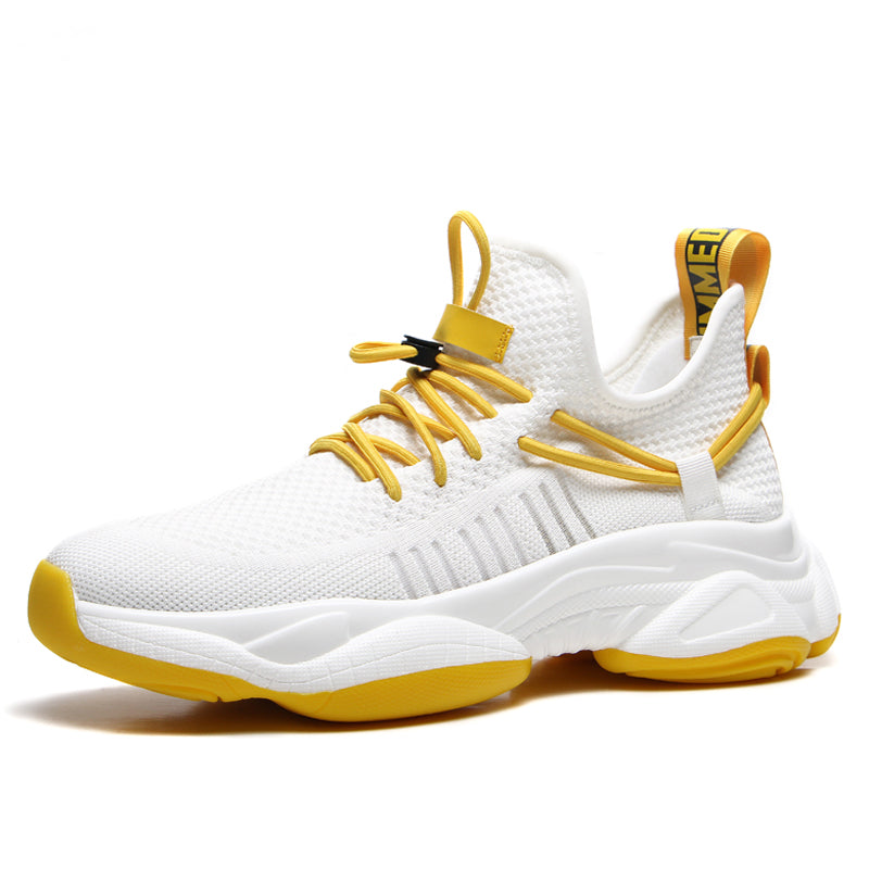 Botas de malla tejidas voladoras con cuerda