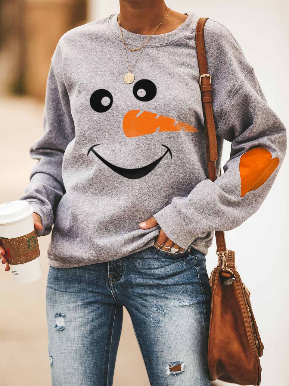 Jerseys para mujer con estampado invernal