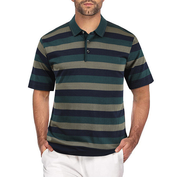 Camiseta casual de manga corta para hombre con manga corta