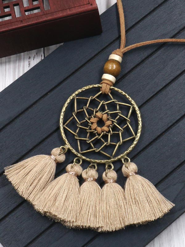 Lady Dream Catcher Quaste Halskette