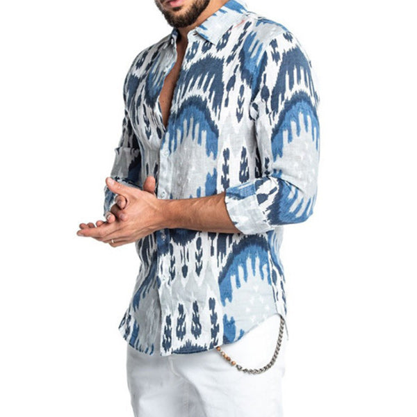 Camisas casuales estampadas para hombres