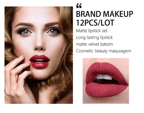 Copa antiadherente con lápiz labial mate