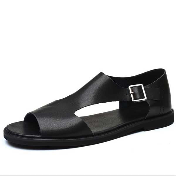 Derlingi derliaus karvės odos sandalai ir šlepetės paplūdimio batai