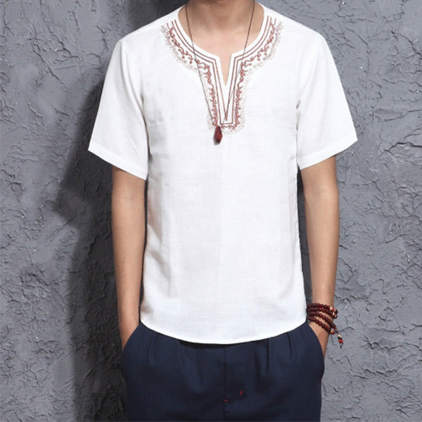 Camisas bordadas para hombres