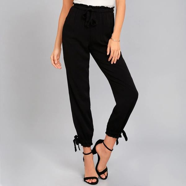 Pantalones cortos casuales con bolsillo en la cintura elástica
