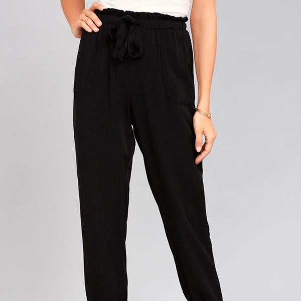 Pantalones cortos casuales con bolsillo en la cintura elástica