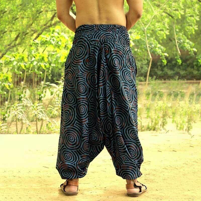 Vyriškos kasdieninės patogios 5 spalvų poliesterio haremo kelnės