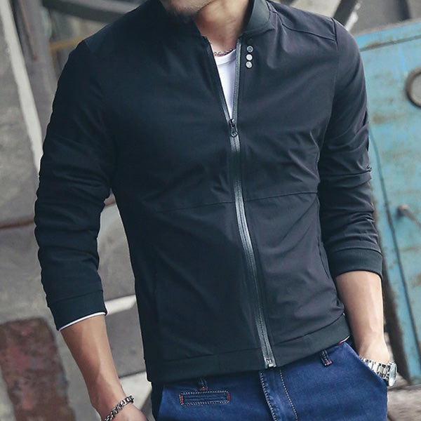 Chaqueta casual a prueba de viento para hombre
