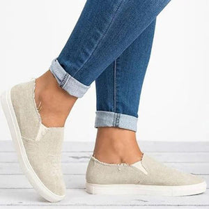Women's easy wear Low Top Denim Flats
