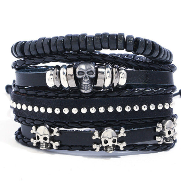 Correa de cuero multicapa cráneo