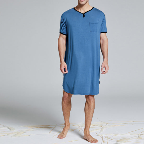 Limpieza gratuita con mangas cortas para hombres.