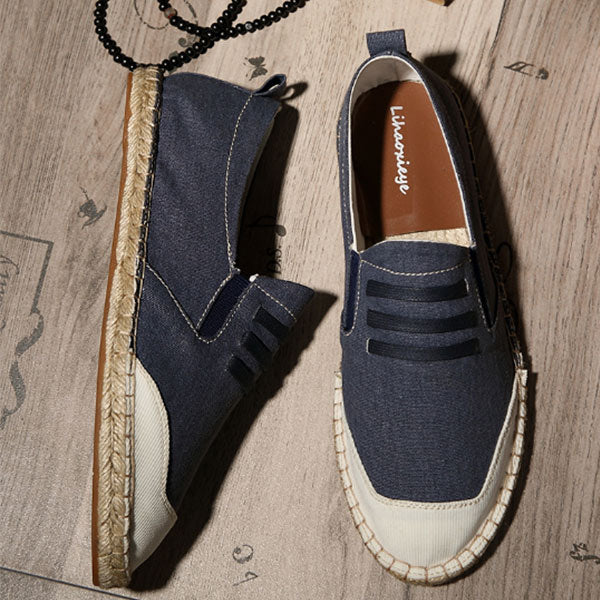 Calzado casual de lino para hombre