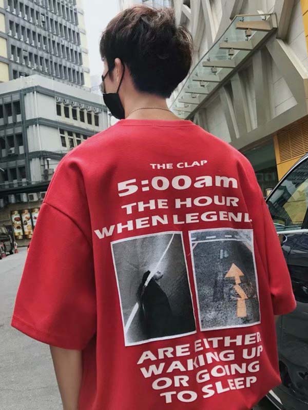 Camiseta unisex con estampado creativo