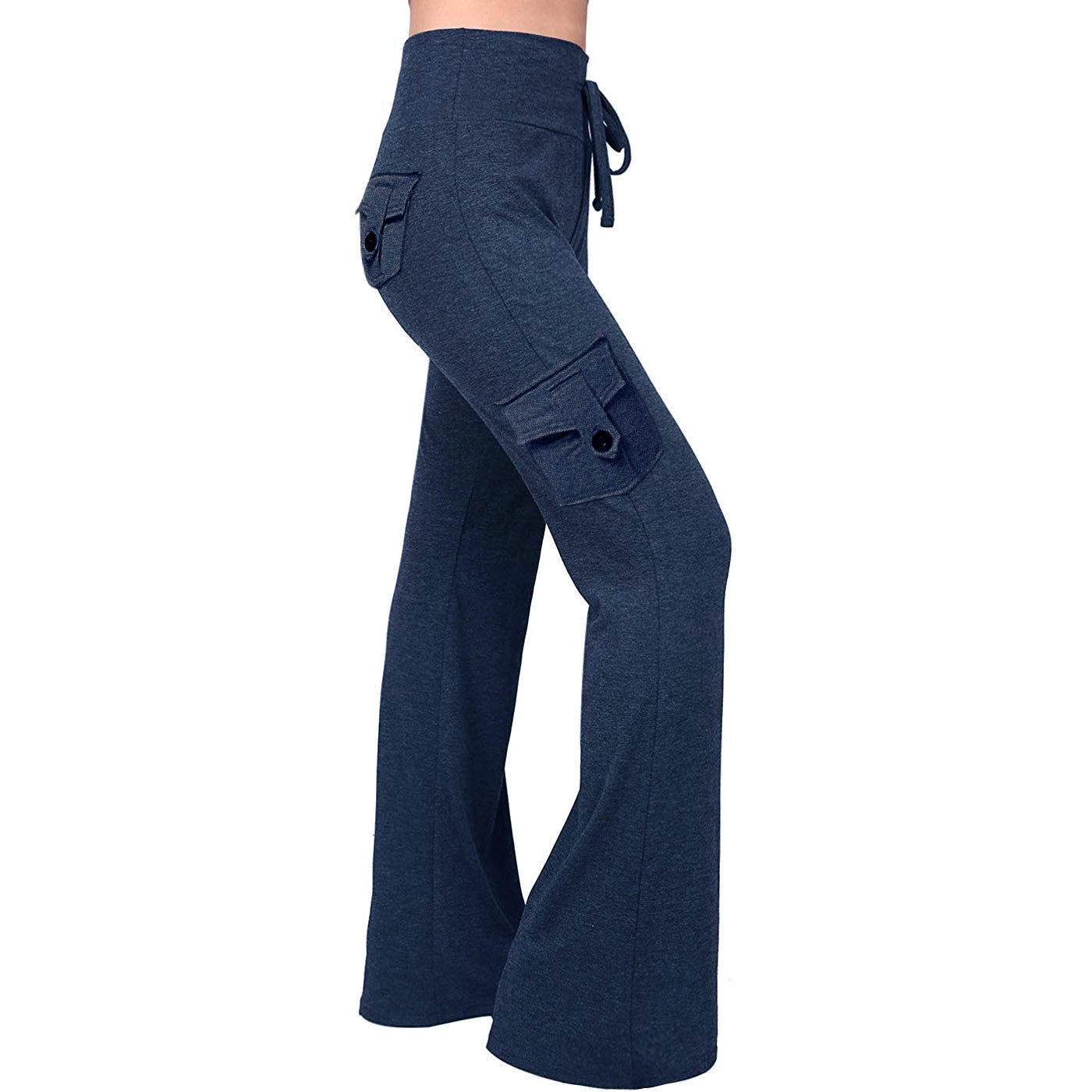 Pantalones de yoga para mujer con soga