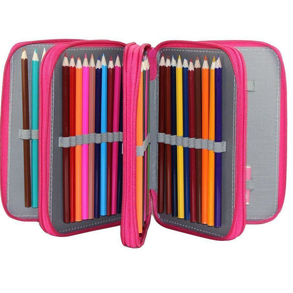 Pencils Pen Case Holder Bag for 72 pencils