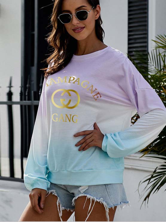 Champagne gang Jersey de color dorado