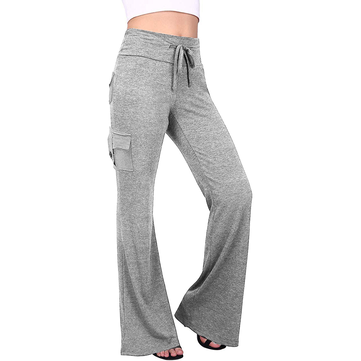 Pantalones de yoga para mujer con soga