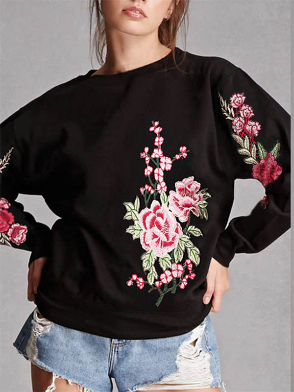 Jerseys para mujer con bordados florales