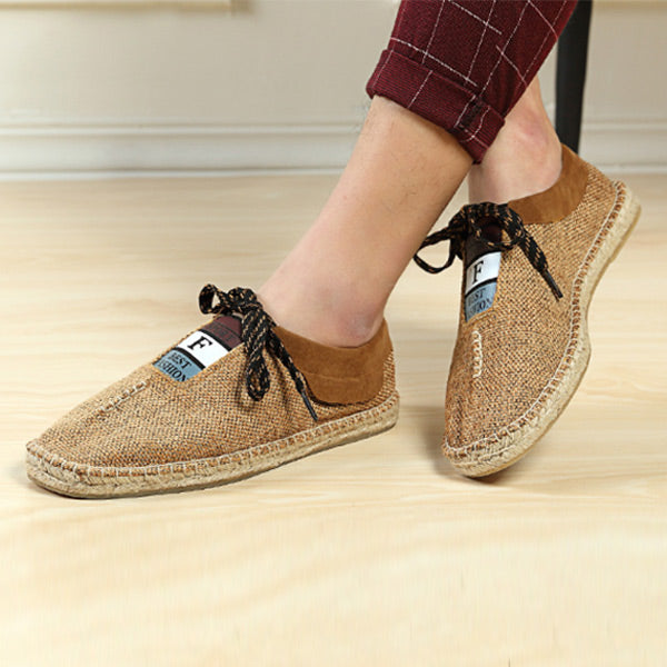 Zapatos de lona casual suaves y transpirables para hombres.