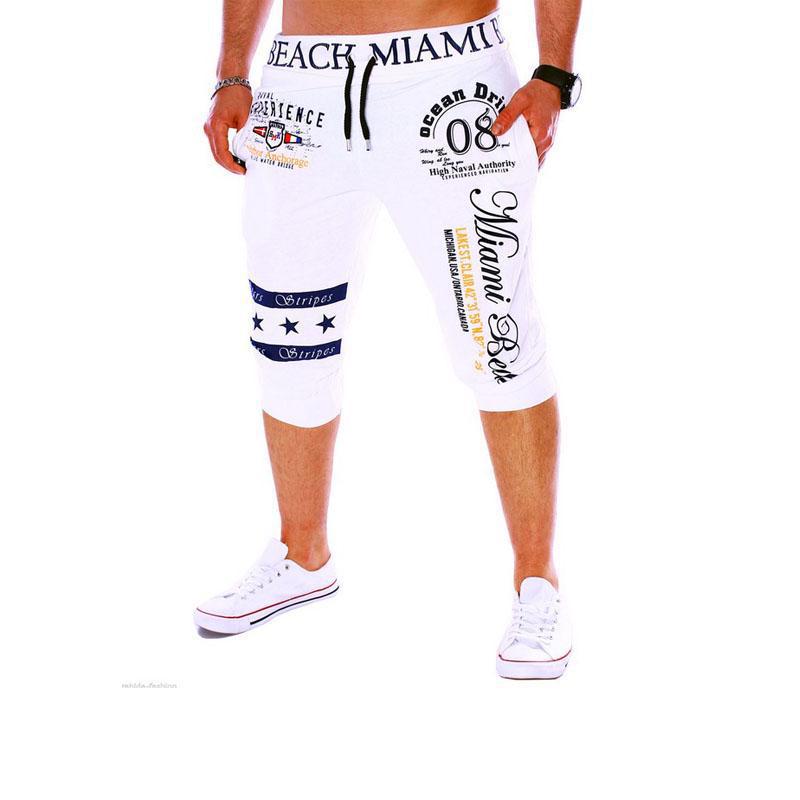 Pantalones cortos deportivos de diseño de impresión digital de moda