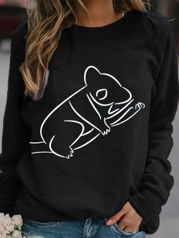 Gemütliches Koara Print Sweatshirt