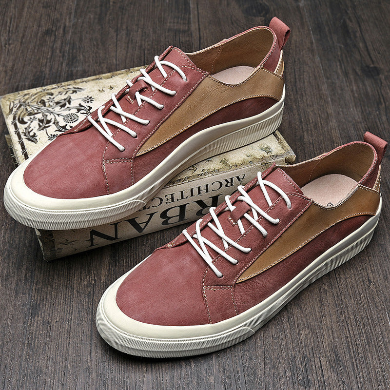 Herren Schnürschuhe aus echtem Leder