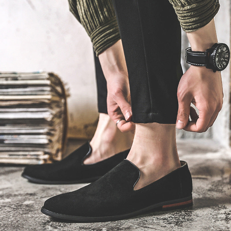 Zapatos de cuero marrón / negro / amarillo