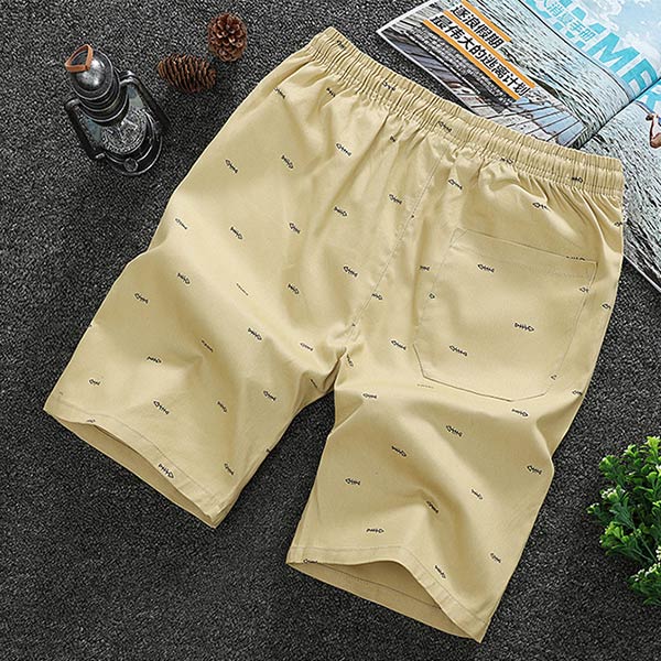 Laisvi silkių kaulų šortai vyrams