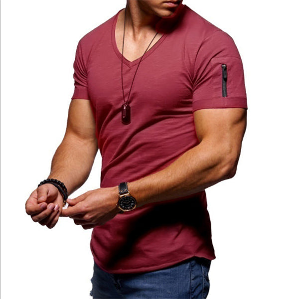 Camisa de un color para hombre