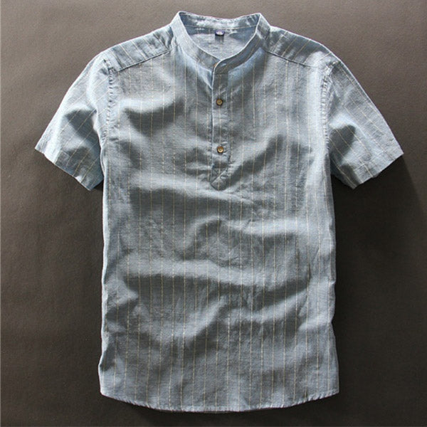 Camisa de lino para hombre