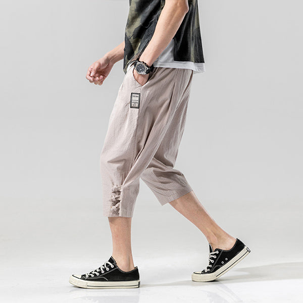 Pantalones cortos sueltos japoneses para hombres