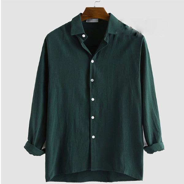 Camisa casual color natural para hombre