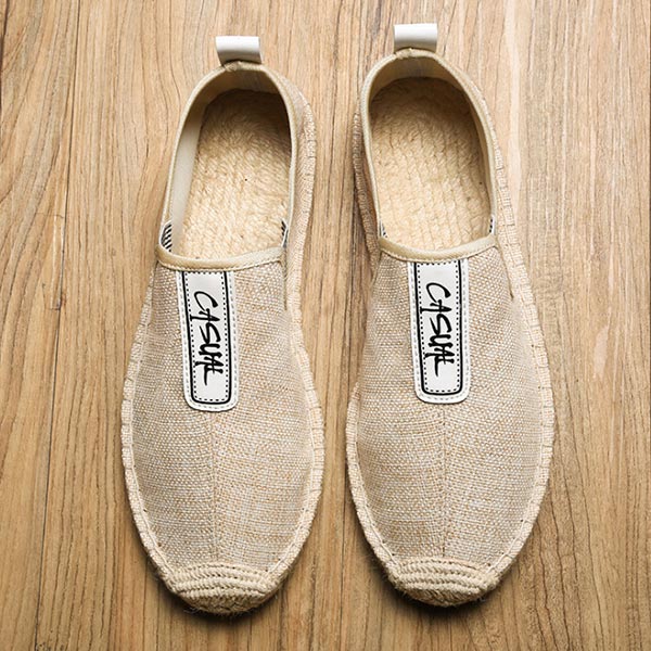 Mocasines transpirables de lino Herren Casual