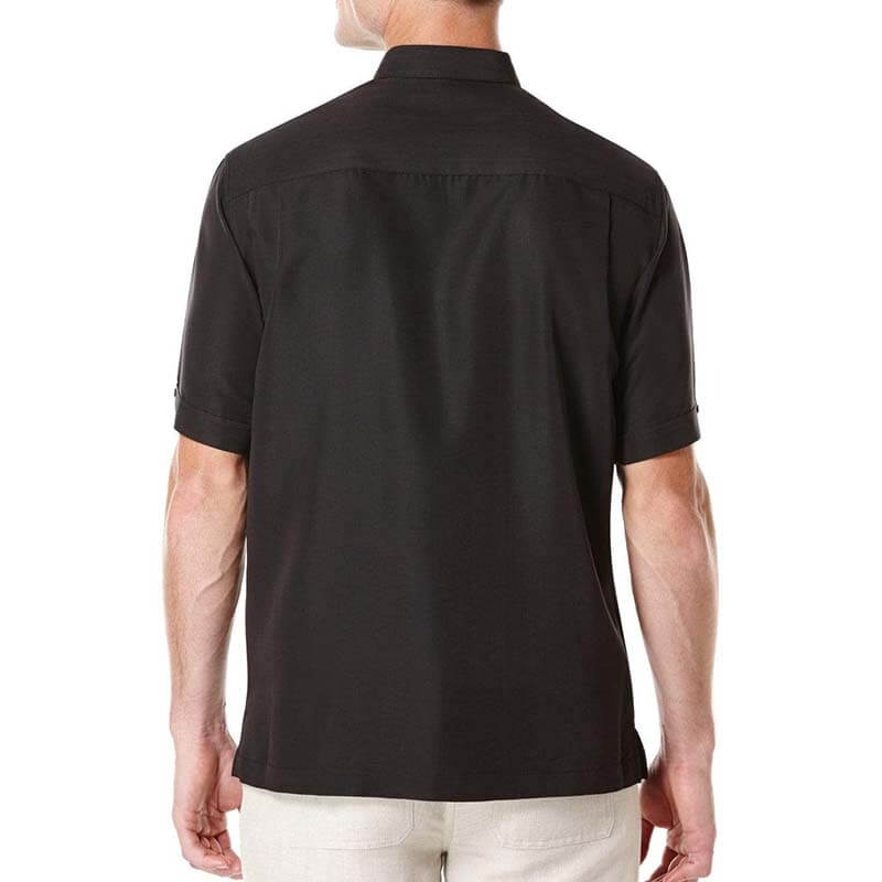 Herrenmode Classic Summer Bequeme gestreifte Kurzarm-Baumwoll-Leinenhemden