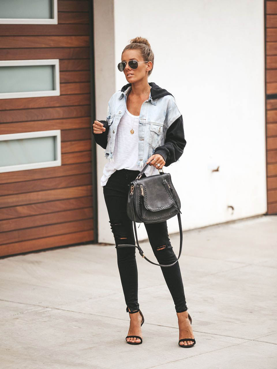 Damen Dinna Fash Sassenach Print Kontrast Kapuzenjacke