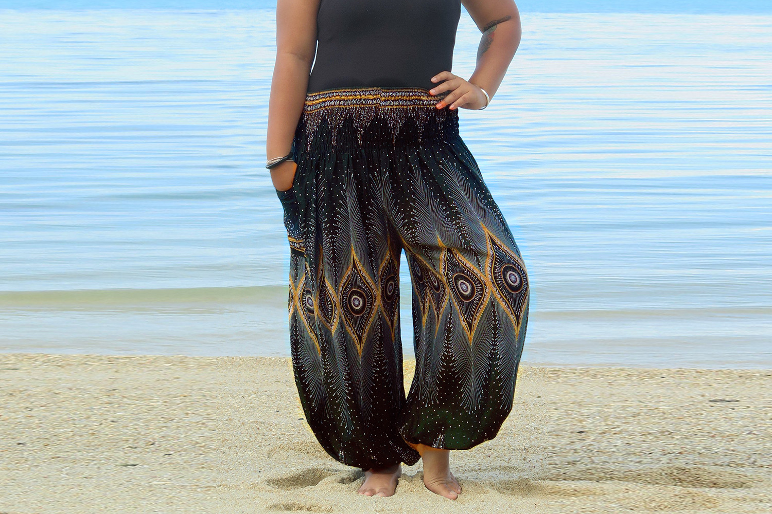 Printed yoga pants