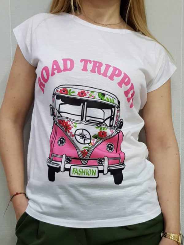 Auto-Druck-T-Shirt