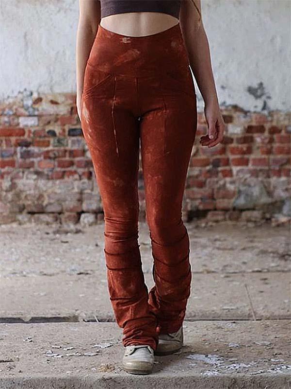 Frauen Casual Plain Stretch Leggings