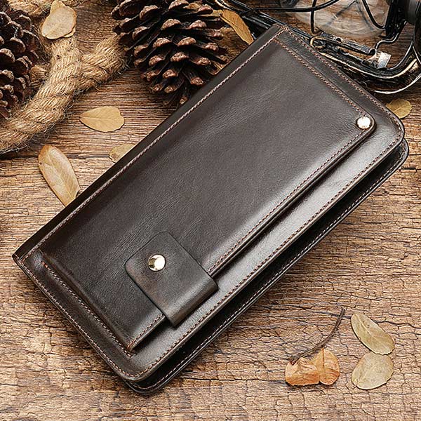 Cartera retro informal con bolsos clutch para hombre